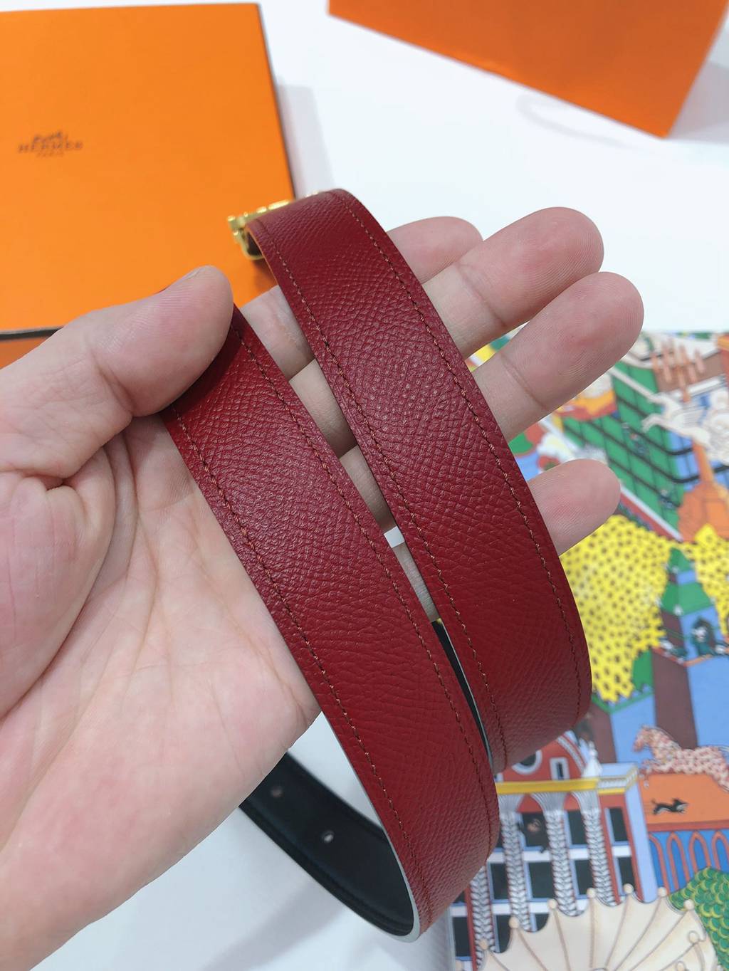 H**mes belts 24mm